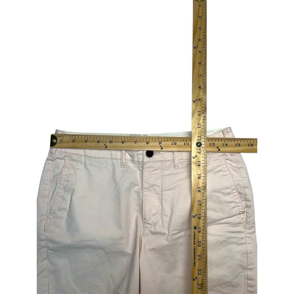Abercrombie And Fitch Pink‎ Khaki Stretch Shorts Size 26 Bermuda Shorts - Picture 6 of 7